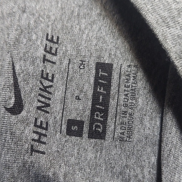 Nike Dri Fit Heather Gray Tee Size S/CH - Picture 3 of 7